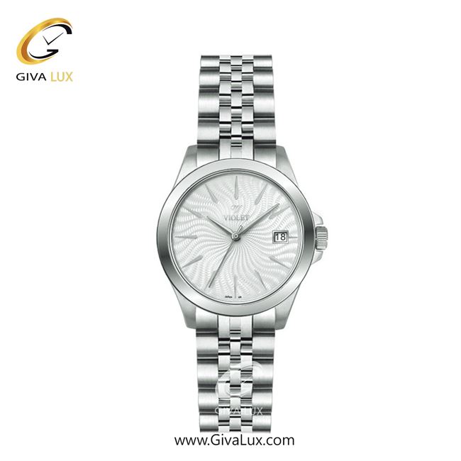 ساعت مچی اورجینال زنانه ویولت VIOLET نقره ای | نقره ای| نقره ای| کد رفرنس 0592 سایز کوچک